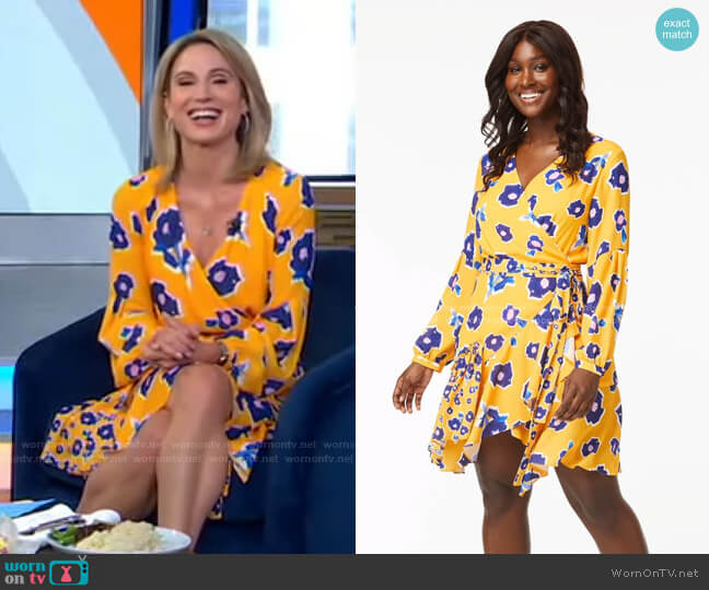 Alivia The Megan Dress worn by Amy Robach on Good Morning America