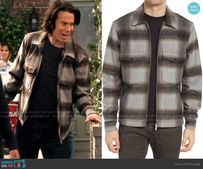All Saints Vonroe Shirt Jacket worn by Spencer Shay (Jerry Trainor) on iCarly