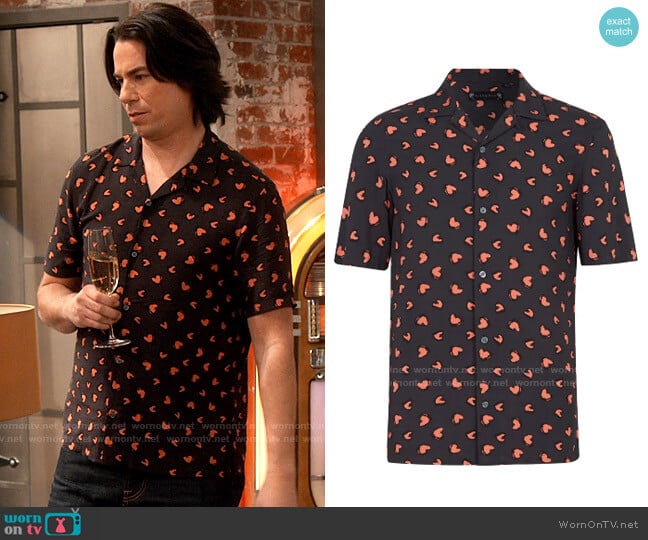 All Saints Romanza Shirt worn by Spencer Shay (Jerry Trainor) on iCarly