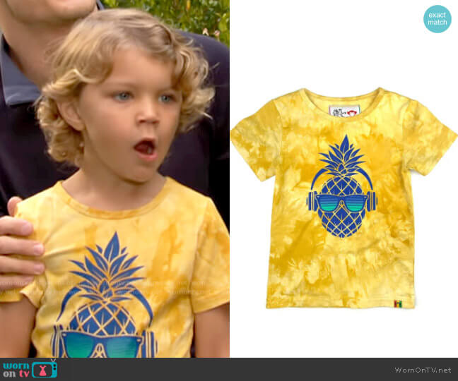 Appaman x Ziggy Marley Pineapple Tie Dye Graphic Tee