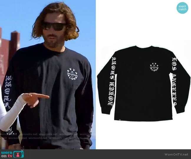 AVVA Beach Street LS Tee worn by Brody Jenner (Brody Jenner) on The Hills New Beginnings