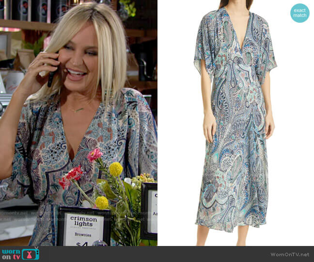 ba&sh Bee Dress worn by Sharon Newman (Sharon Case) on The Young and the Restless