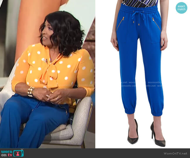 Calvin Klein Drawstring Jogger Pants worn by Kym Whitley on E! News
