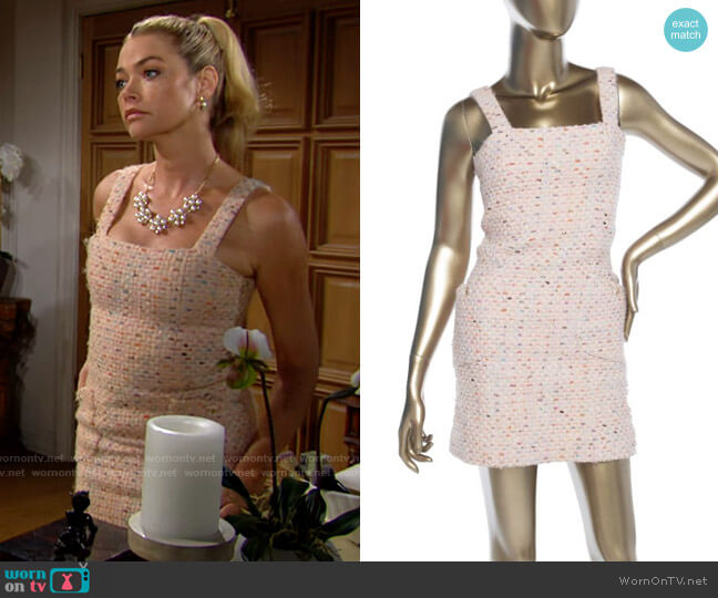 Chanel Tweed Mini Dress worn by Shauna Fulton (Denise Richards) on The Bold and the Beautiful