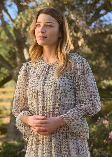 Chloe’s floral chiffon midi dress on Lucifer