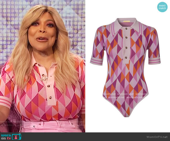 Dodo Bar Or Meg Bodysuit worn by Wendy Williams on The Wendy Williams Show