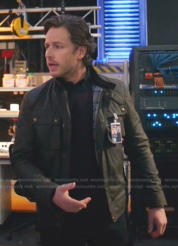 Ben’s green utility jacket on Manifest