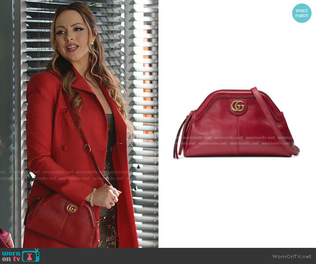 Gucci RE BELLE Small Shoulder Bag worn by Fallon Carrington (Elizabeth Gillies) on Dynasty