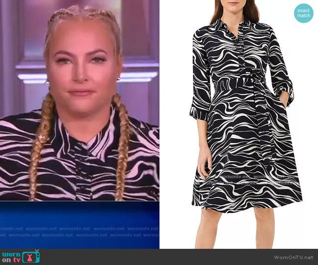 Hobbs London Clarice Shirt Dress worn by Meghan McCain on The View