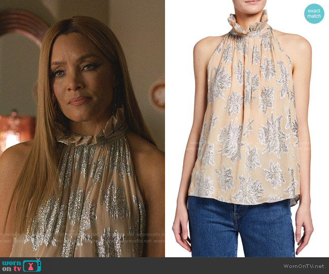 Iro Lazana Top worn by Dominique Deveraux (Michael Michele) on Dynasty