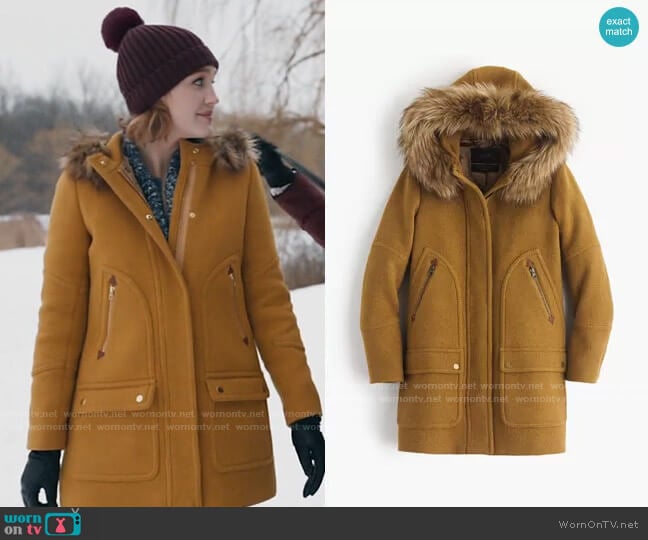 J. Crew Chateau Parka worn by Corinne Dearborn (Hope Lauren) on The Republic of Sarah