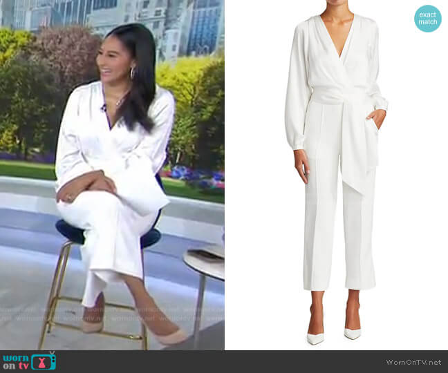 Jonathan Simkhai Piper Combo Wrap Jumpsuit