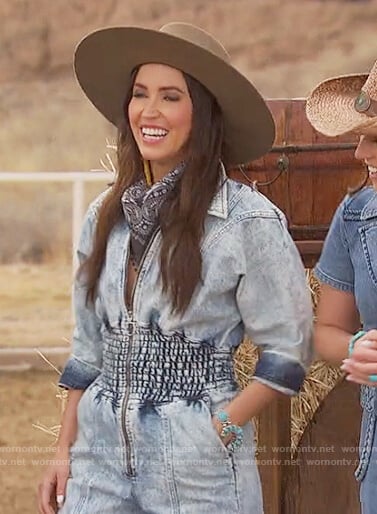 Kaitlyn Bristowe’s denim jumpsuit on The Bachelorette