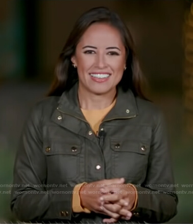 Kaylee Hartung’s grey utility jacket on Good Morning America