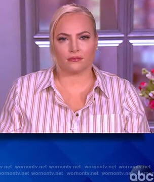Meghan’s stripe shirt on The View