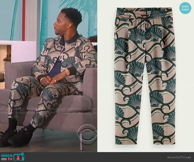 Scotch & Soda Printed Jacquard Sweatpants