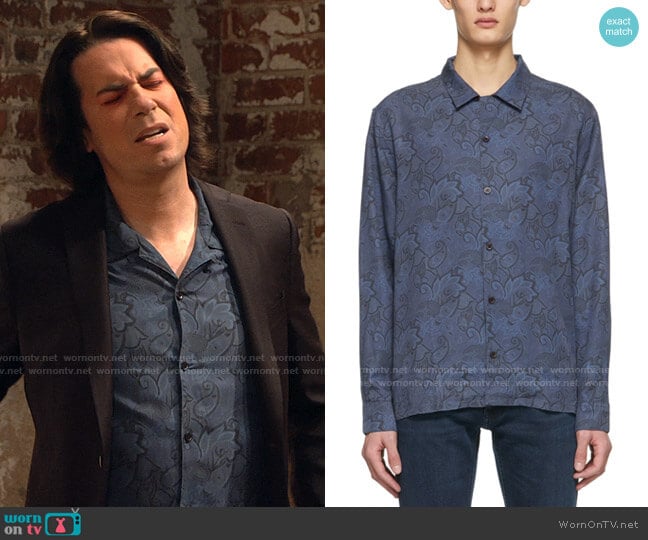 Nudie Jeans Paisley Vidar Shirt worn by Spencer Shay (Jerry Trainor) on iCarly
