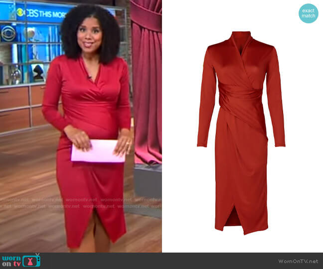 RACHEL Rachel Roy Bret Dress worn by Adriana Diaz on CBS Mornings