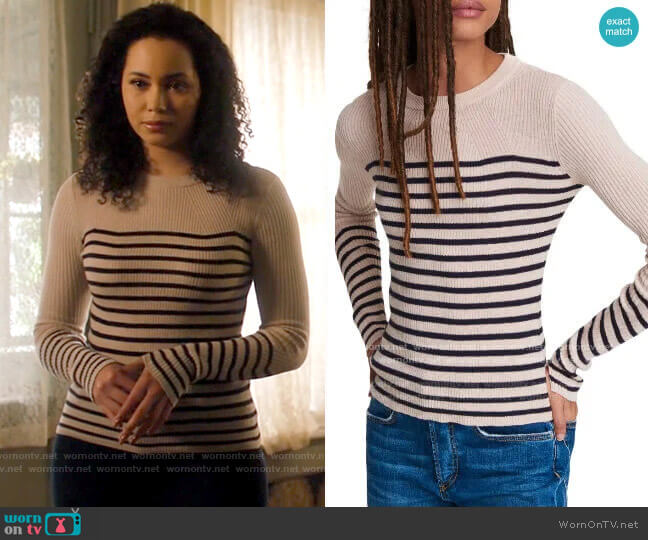 Rag & Bone Kate Sweater worn by Macy Vaughn (Madeleine Mantock) on Charmed