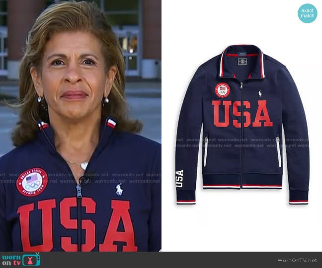 Polo Ralph Lauren x Team USA Team USA Track Jacket worn by Hoda Kotb on Today