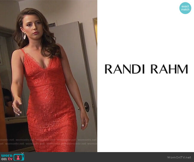 Randi Rahm Couture Collection worn by Katie Thurston on The Bachelorette
