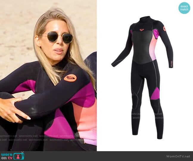Roxy Syncro 3/2mm - Chest Zip Full Wetsuit worn by Ashley Wahler (Ashley Wahler) on The Hills New Beginnings