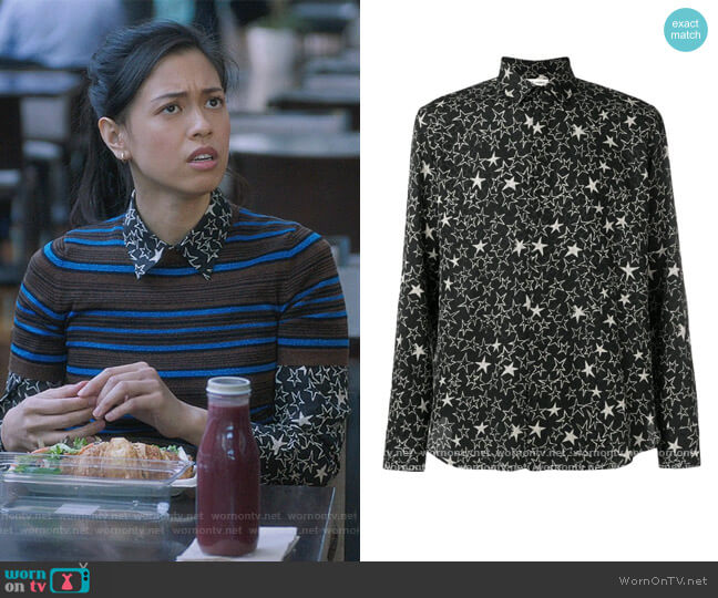 Saint Laurent Star Print Shirt