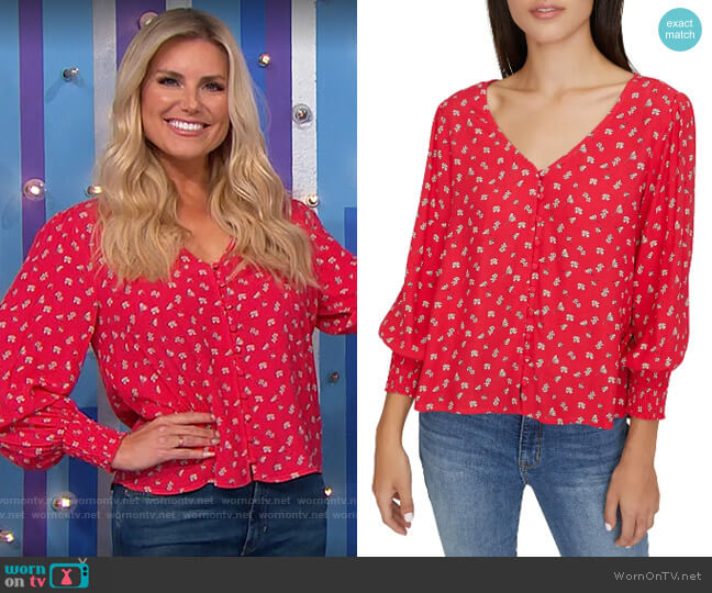 Sanctuary Harmony Top worn by Rachel Reynolds on The Price is Right