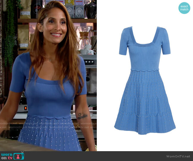 Sandro Flyn Dress worn by Lily Winters (Christel Khalil) on The Young and the Restless