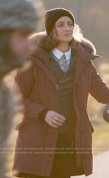 Sarah’s red parka on The Republic of Sarah
