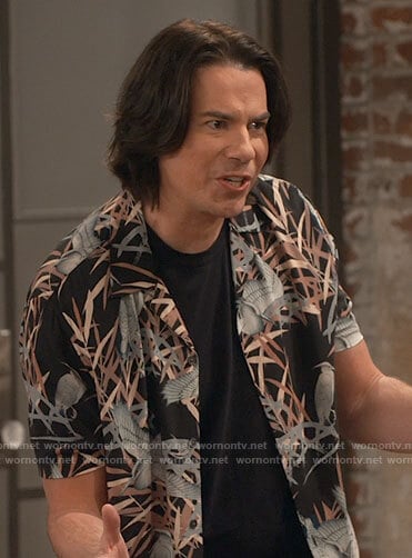 Spencer’s bird print shirt on iCarly
