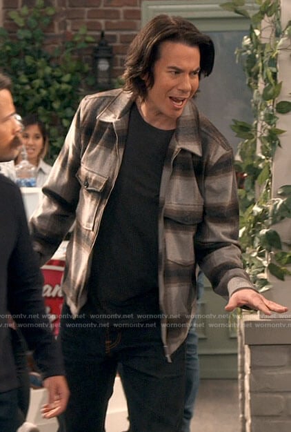 Spencer’s plaid shirt jacket on iCarly