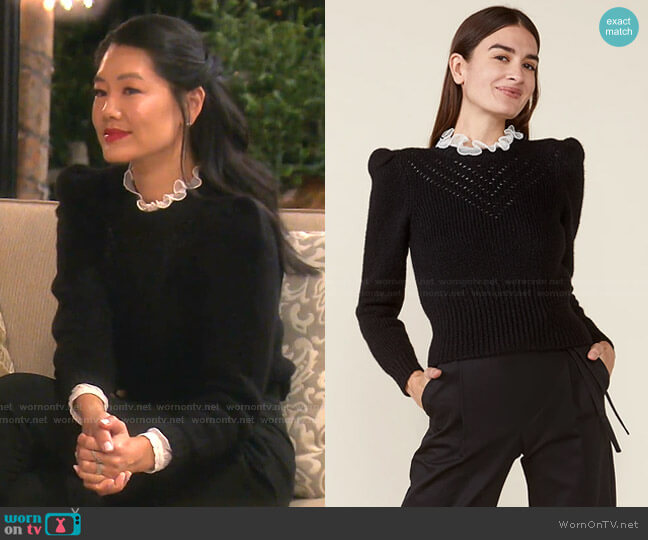 St. Roche Sissy Sweater worn by Crystal Kung Minkoff on The Real Housewives of Beverly Hills