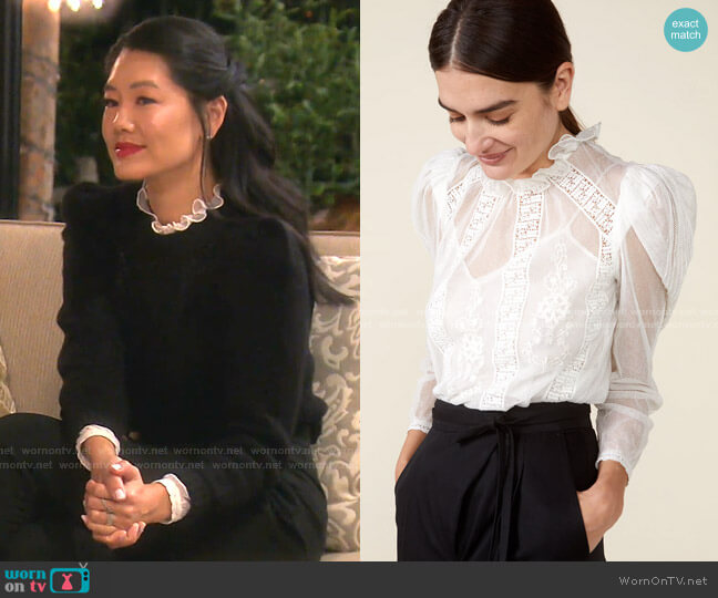 St. Roche Tomi Top worn by Crystal Kung Minkoff on The Real Housewives of Beverly Hills