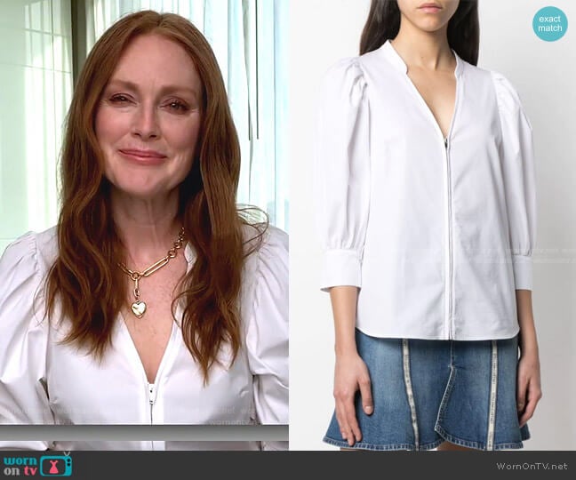 Stella McCartney Rose Zip-Up Shirt