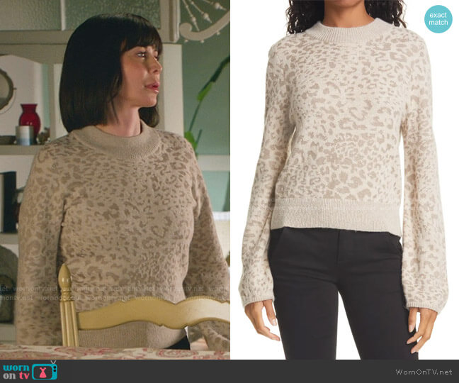 Veronica Beard Tilda Sweater worn by Cassandra Nightingale (Catherine Bell) on Good Witch