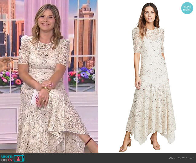 Veronica Beard Balsam Dress worn by Jenna Bush Hager on Today