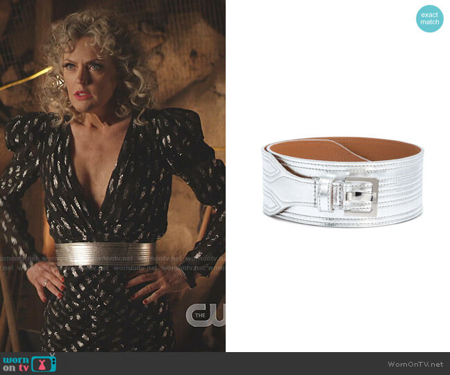 Veronica Beard Kiara Belt worn by Alexis Carrington (Elaine Hendrix) on Dynasty