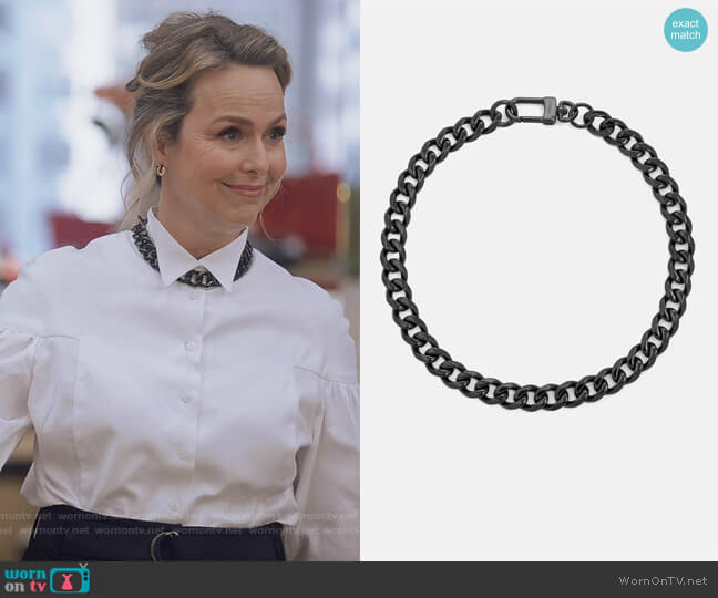 Vitaly Transit Necklace worn by Jacqueline (Melora Hardin) on The Bold Type