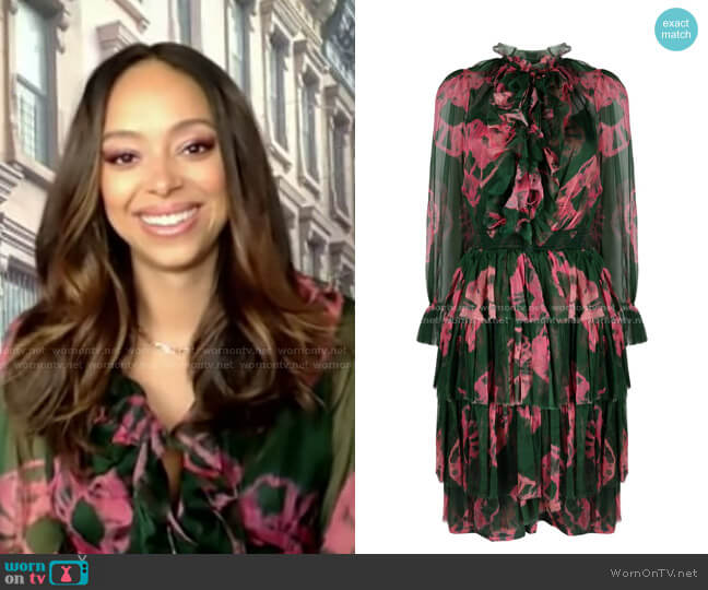 Zimmermann Poppy Tiered Tie-Dye Dress