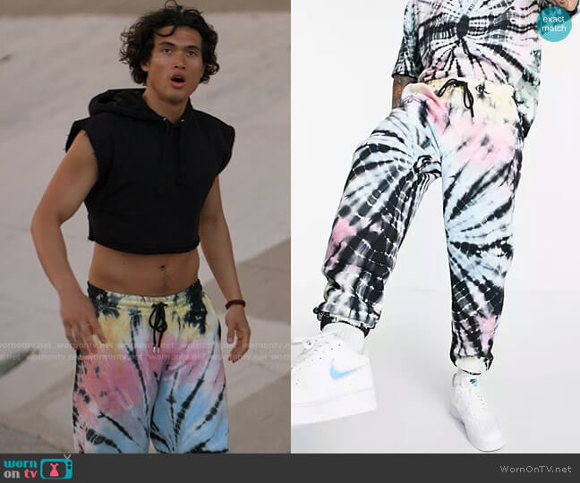 ASOS Design Oversized Sweatpants in Tie Dye