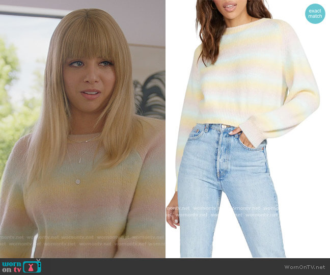 BB Dakota Crazy On You Striped Sweater