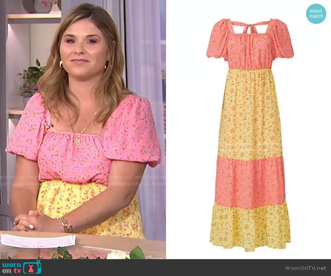 Color Me Courtney Cece Maxi Dress worn by Jenna Bush Hager on Today