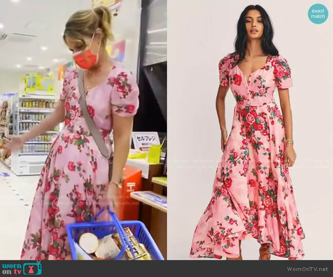 Love Shack Fancy Coralie Maxi Dress worn by Savannah Guthrie on Today