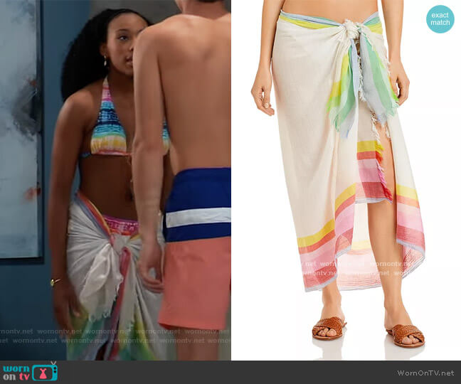 Bleu Rod Beattie Good Vibrations Tall Triangle Bikini Top worn by Trina (Sydney Mikayla) on General Hospital