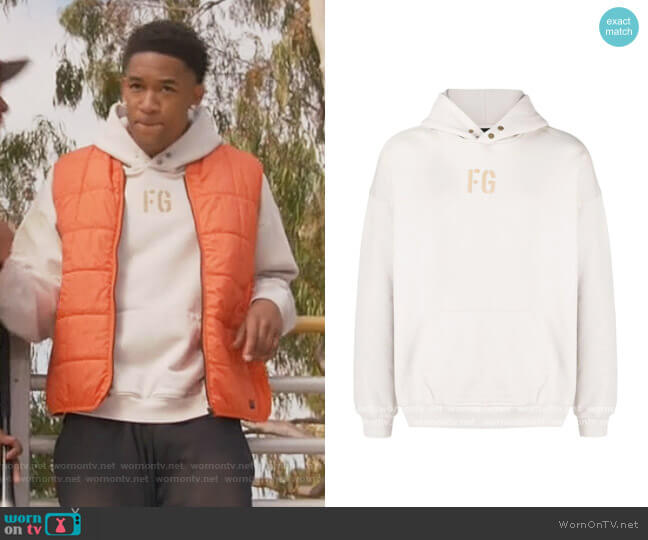 Fear Of God Logo-print pullover hoodie