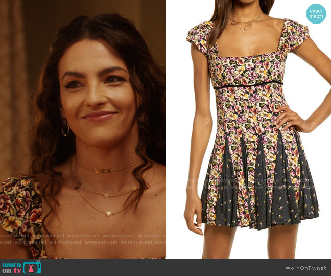 Free People Ponderosa Dress worn by Allegra Garcia (Kayla Compton) on The Flash