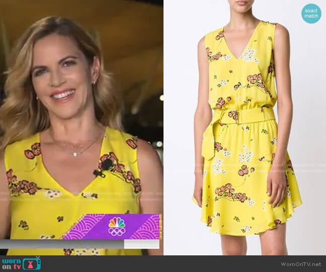 A.L.C. Hadley Dress worn by Natalie Morales on Today