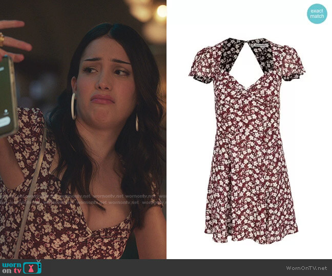 Reformation Kenni Dress worn by Luna La (Zión Moreno) on Gossip Girl