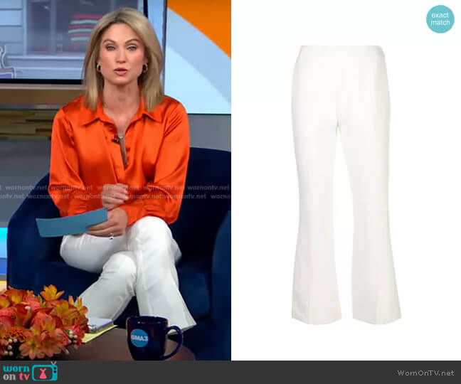Cinq a Sept Kym Trousers worn by Amy Robach on Good Morning America